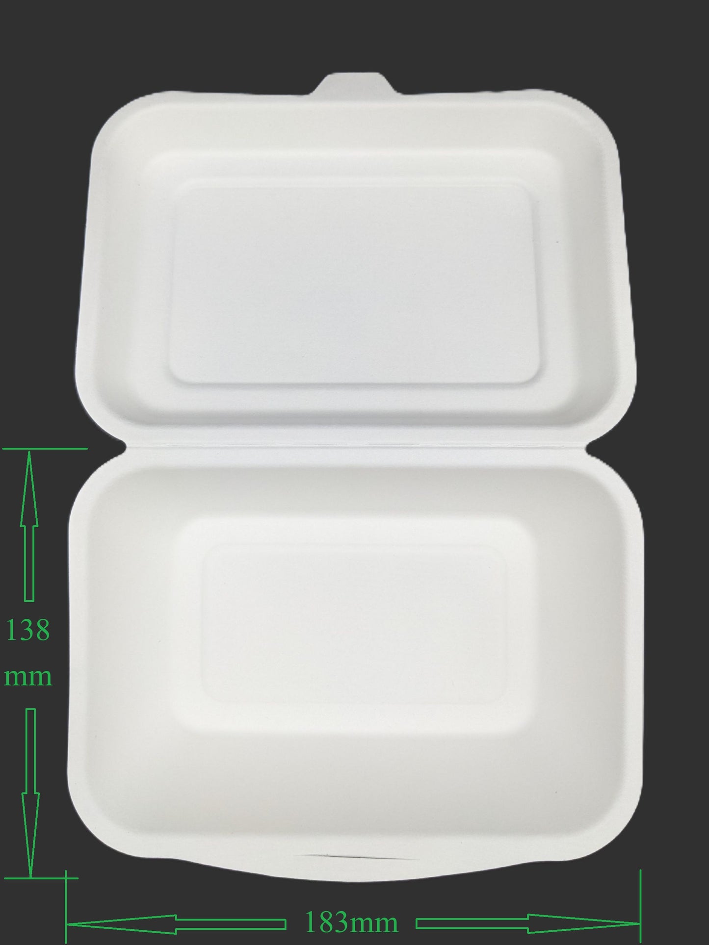 7x5x3 inch hinged box（pack of 100)